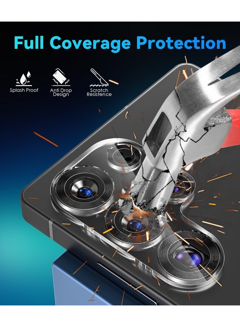 بيوينتي 2 in 1 For Samsung Galaxy S25 Ultra  Screen  Camera Protection - High transparency full coverage security protector - Image 4