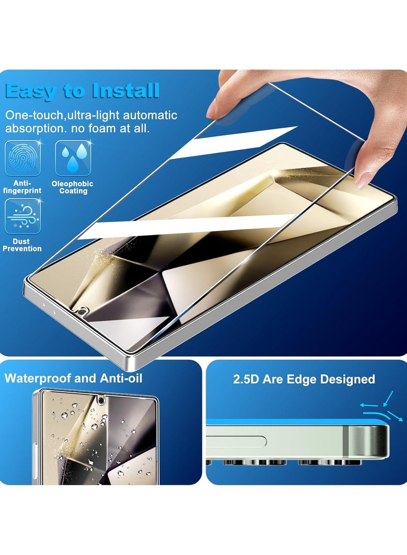 بيوينتي 2 in 1 For Samsung Galaxy S25 Ultra  Screen  Camera Protection - High transparency full coverage security protector - Image 2