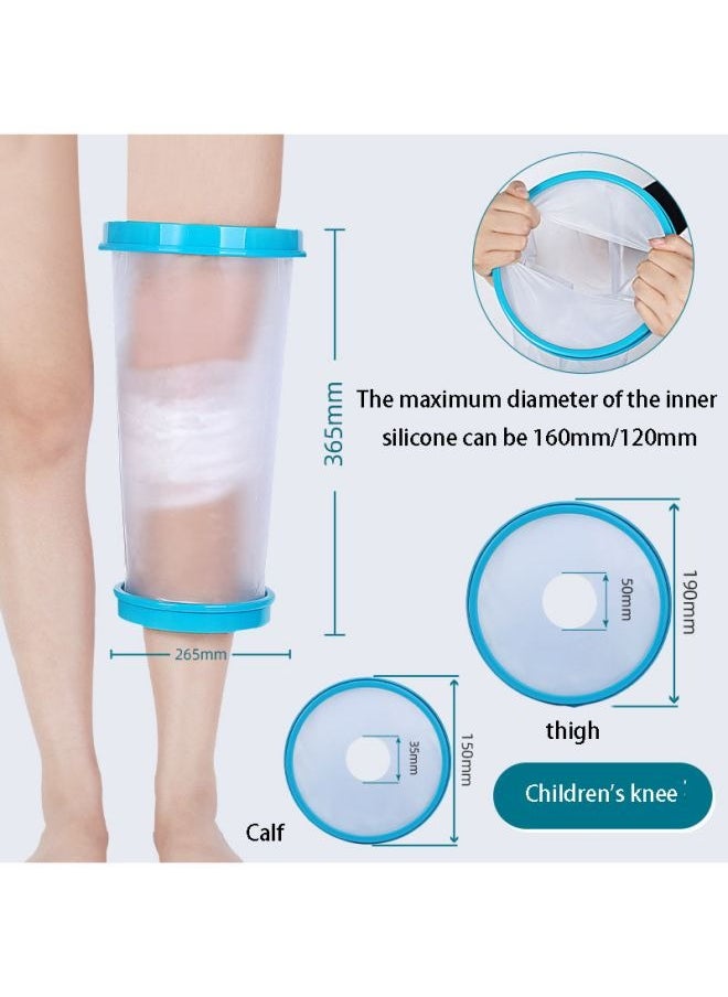 Children's knee waterproof wound protective cover, waterproof + breathable + comfortable, suitable for fracture, postoperative and other scenes