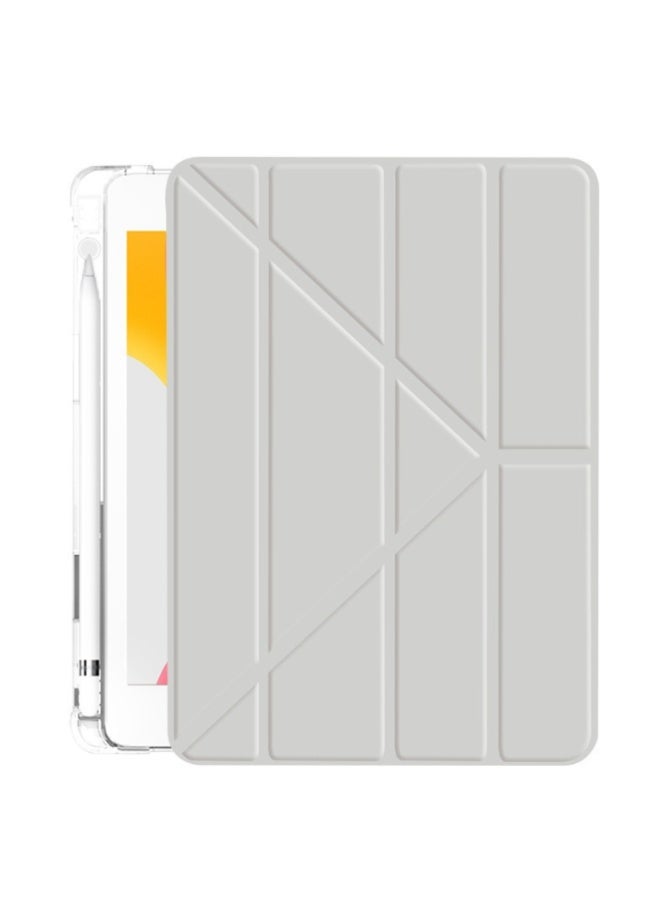 eGreen99 for [iPad Air 11 inch (2024 6th M2 / 2025 7th M3 / 2026 8th M4) ] [ipad Pro 11 inch (22/21/20/18)] [ipad Air 10.9 inch（2020 4th / 2022 5th)] Case Cover, Deformable 4+Y-Shaped Design, Multi Angle, Tpu Soft Leather Tablet Cover, Automatic Wake-Up/Sleep,Gray - Image 4