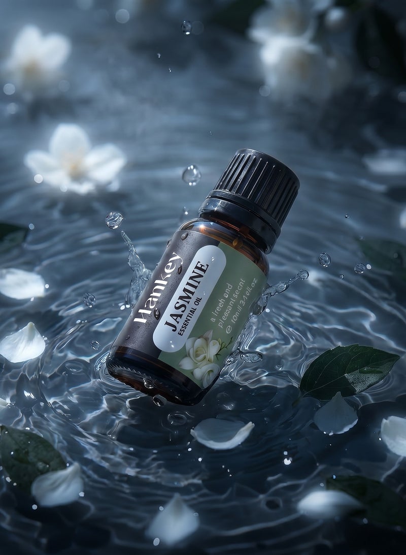 زيت الياسمين العطري النقي من هانكي - عطر زهري غريب لتحسين المزاج - 10 مل - Image 2