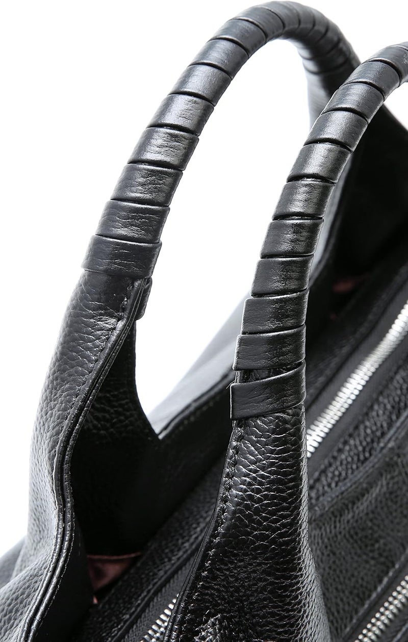 Iswee Genuine Leather Shoulder Bags Purses and Handbags for Women Satchel Designer Cross Body Hobo Medium Size Tote - Image 5