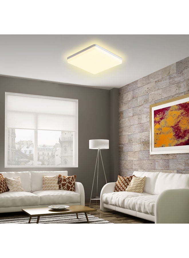 NIBEMINENT 2800-3200K Square LED Ceiling Light Warm White  - Image 3
