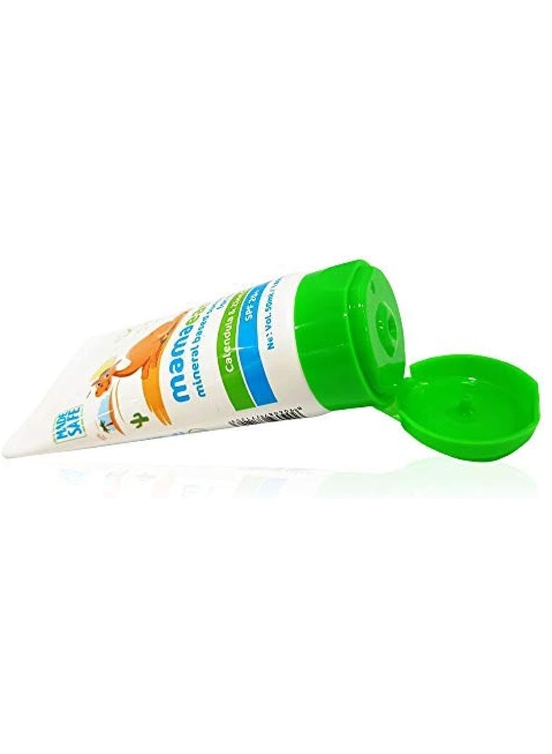 ماما إيرث واقي الشمس ذو الأساس المعدني للأطفال من ماما إيرث، أبيض، 50 مل - Image 4