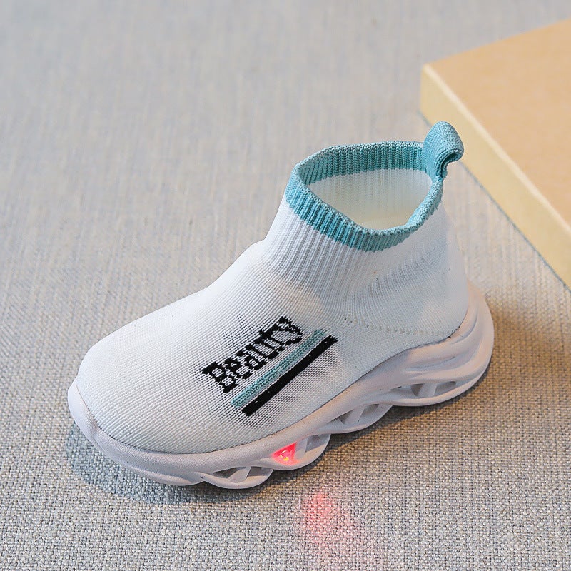 Mesh Sneakers Lightweight Flexible Sole Walking Shoes For Kids Indoor And Outdoor Activities - Image 1