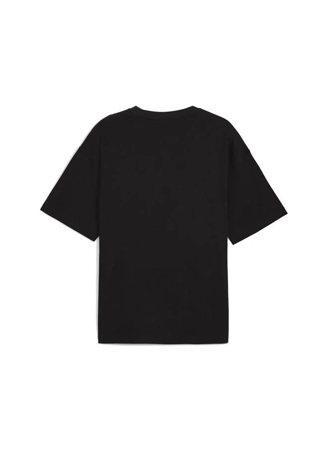 Puma PUMA Black WARDROBE Essentials Oversized Tee Men for Men | Best Price UAE