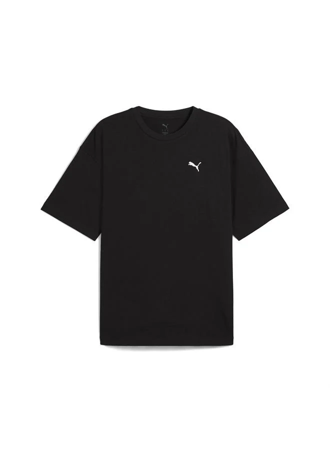 Puma PUMA Black WARDROBE Essentials Oversized Tee Men for Men | Best Price UAE