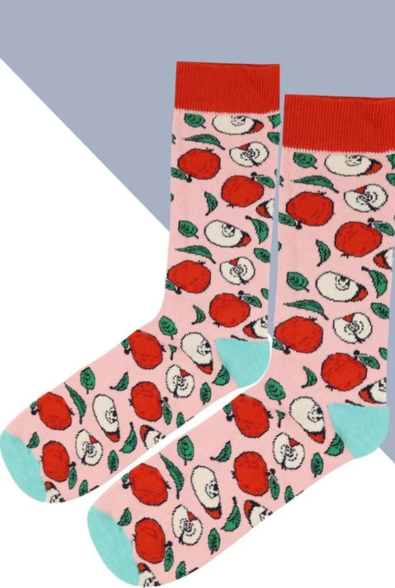 دودي فلورا Apple Patterned Socks Men's Long Socks Clb