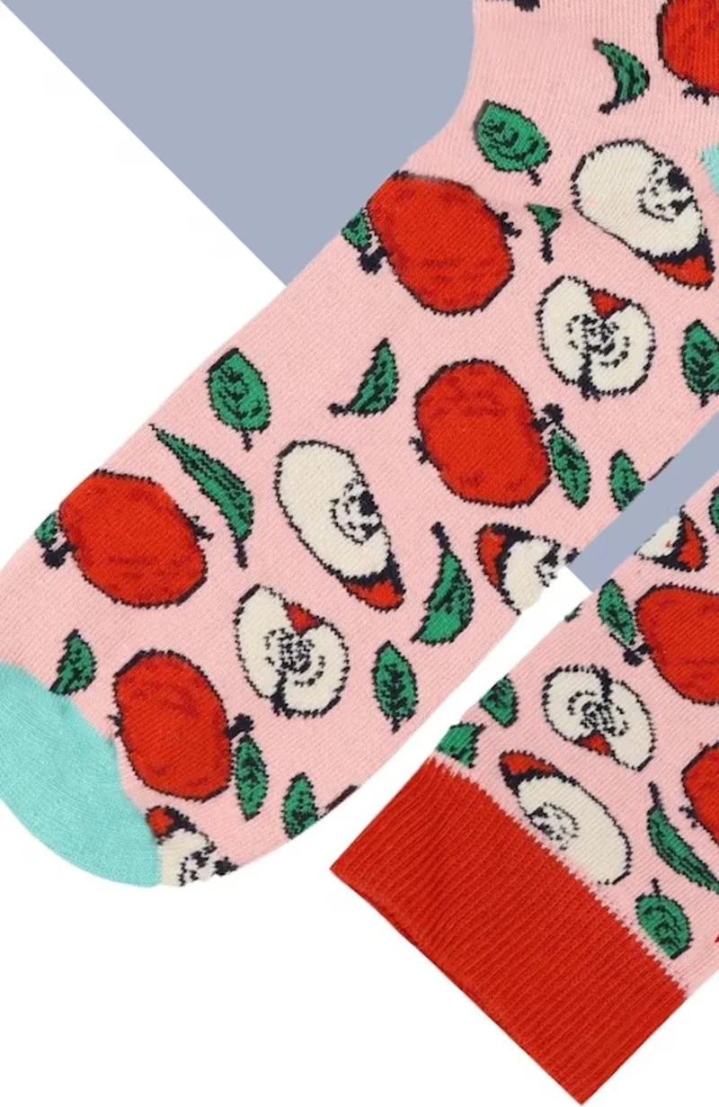 دودي فلورا Apple Patterned Socks Men's Long Socks Clb