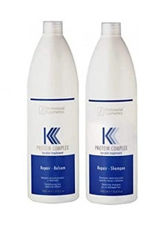 Professional Cosmetics Protein Shampoo and Conditioner, 1000 ml