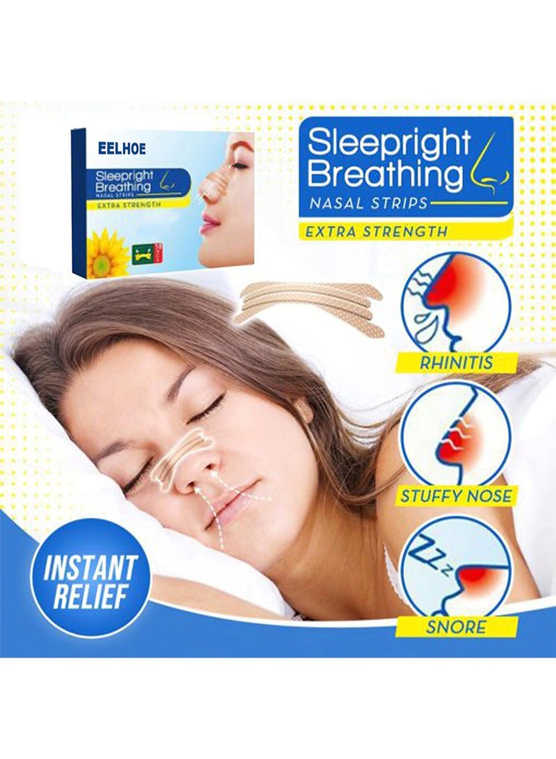 EELHOE Sleep Night Breathing Nasal Patch To Help Stop Snoring, Snoring Solution And Instant Relief For Nasal Congestion Caused By Colds And Allergies - Image 5