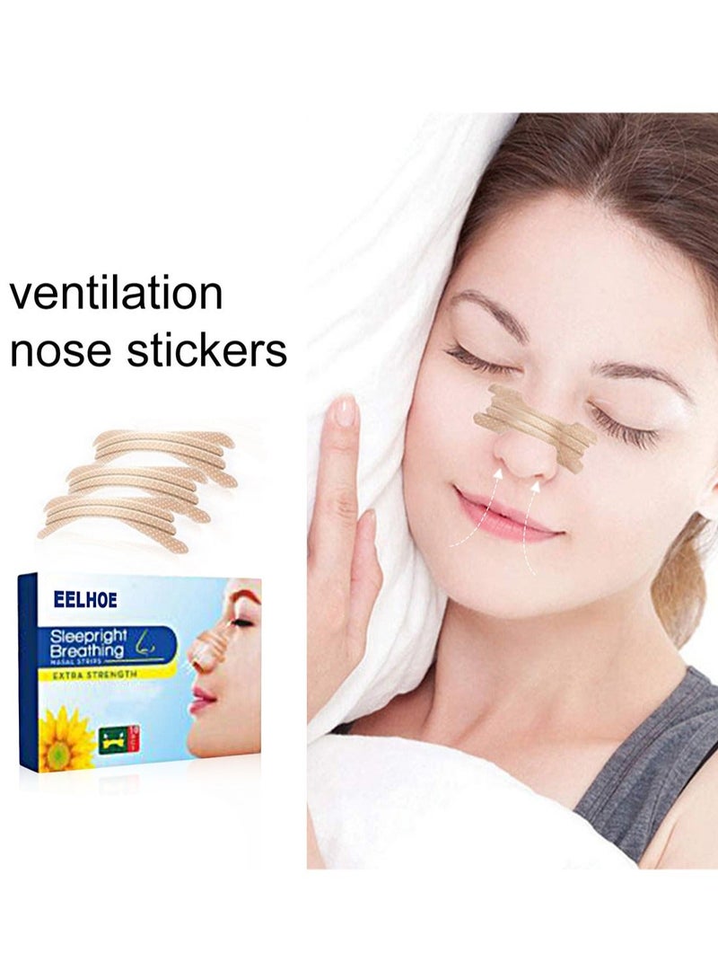 EELHOE Sleep Night Breathing Nasal Patch To Help Stop Snoring, Snoring Solution And Instant Relief For Nasal Congestion Caused By Colds And Allergies - Image 2
