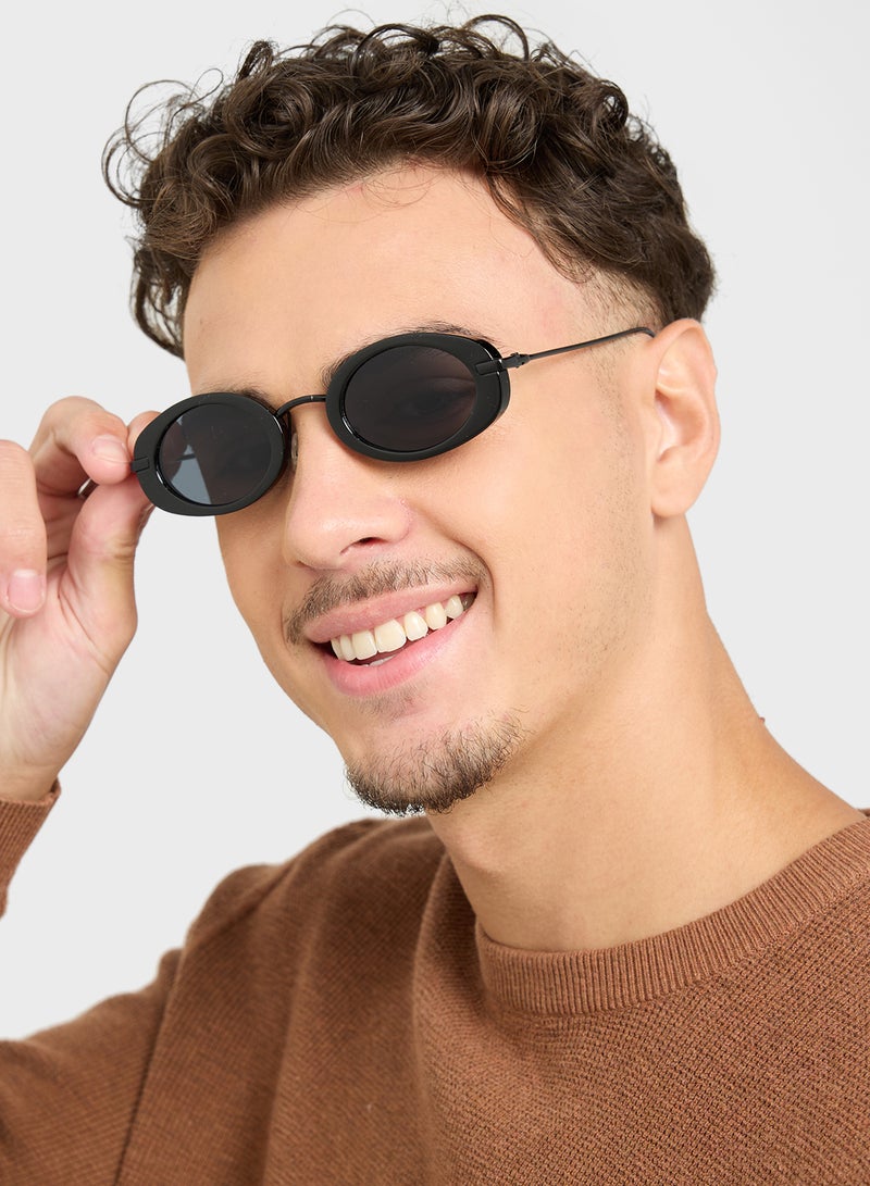Seventy Five Round Streetwear Casual Sunglasses  - Image 5