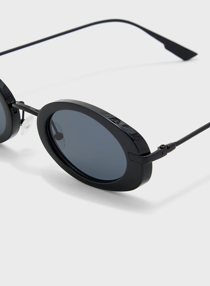 Seventy Five Round Streetwear Casual Sunglasses  - Image 4