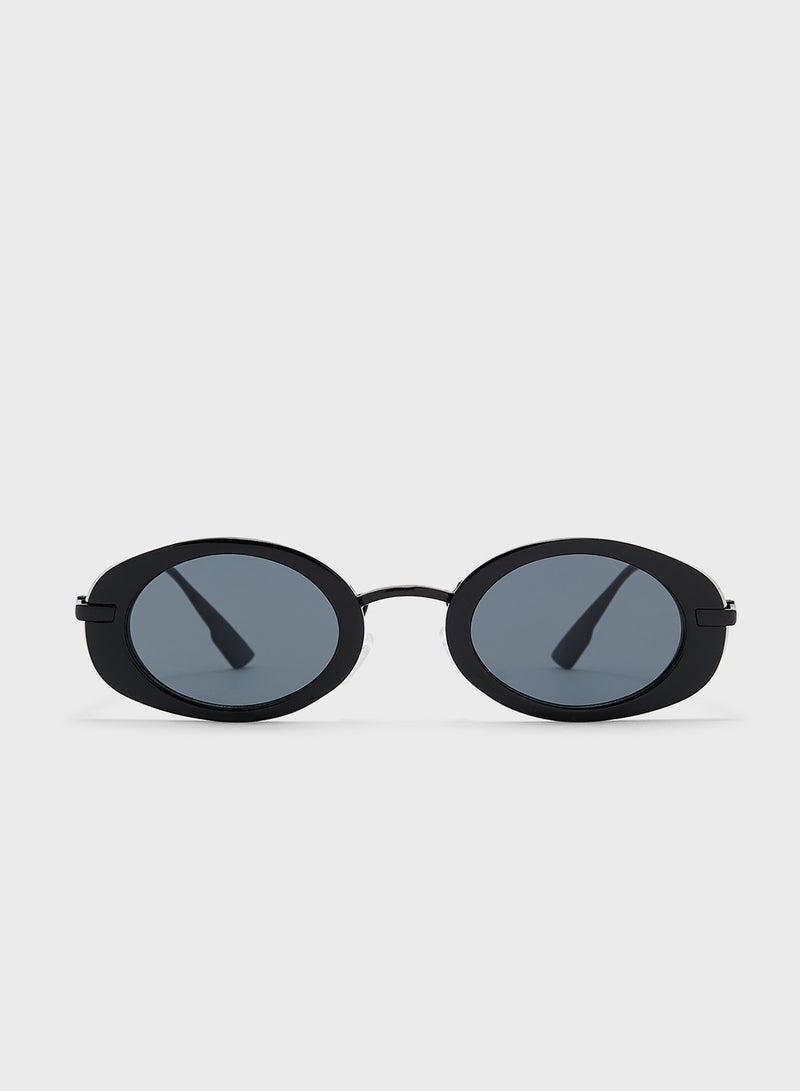 Seventy Five Round Streetwear Casual Sunglasses  - Image 2