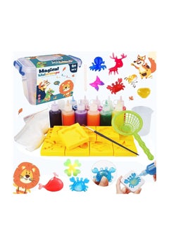 Magic Water Elf Beads Toy Set with Box 29 Piece,DIY Maker kit, Jelly Sea Animal Creature, Sensory Bin Set,Toys for 3+Year Old Boys Girls, Party Favors, Goodie Bags Fillers, Birthday Day Gifts and Prize