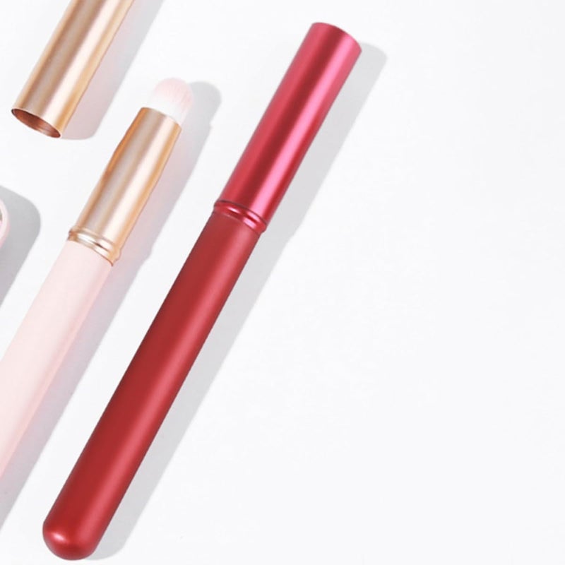 Artibetter Lip Brush for Women round Head Concealer Brush with Cap Portable Makeup Tool for Lipstick and Lip Gloss Application - Image 4