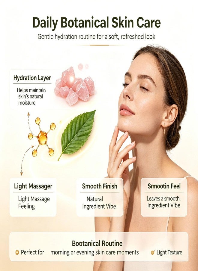 Tasunte Organic Castor Oil Rose Quartz Roller Ball, 100% Castor Oil Organic Cold Pressed, 100% Pure, Deeply Hydrates, Unscented, for Radiant Skin(1PC) - Image 4