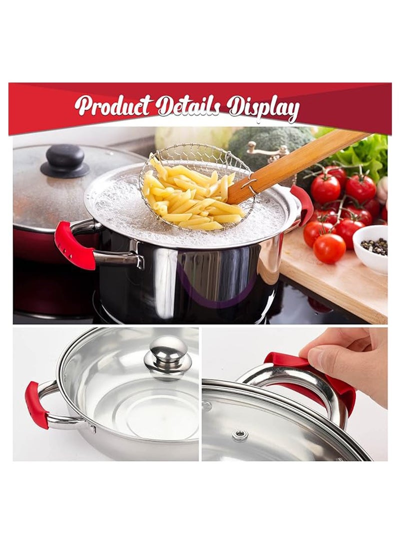Generic - Silicone Heat-Resistant Handle Cover, 10 Packs Silicone Pot Holders, Cast Iron Handle Covers Heat Resistant, Non-Slip Pot Handle Covers, for Frying Cast Iron Metal Pan - Image 1