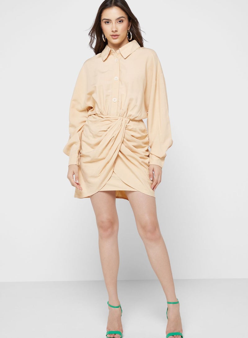 Cmeo collective Tawny Twist-Front Dress - Image 4