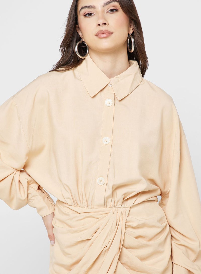 Cmeo collective Tawny Twist-Front Dress - Image 3