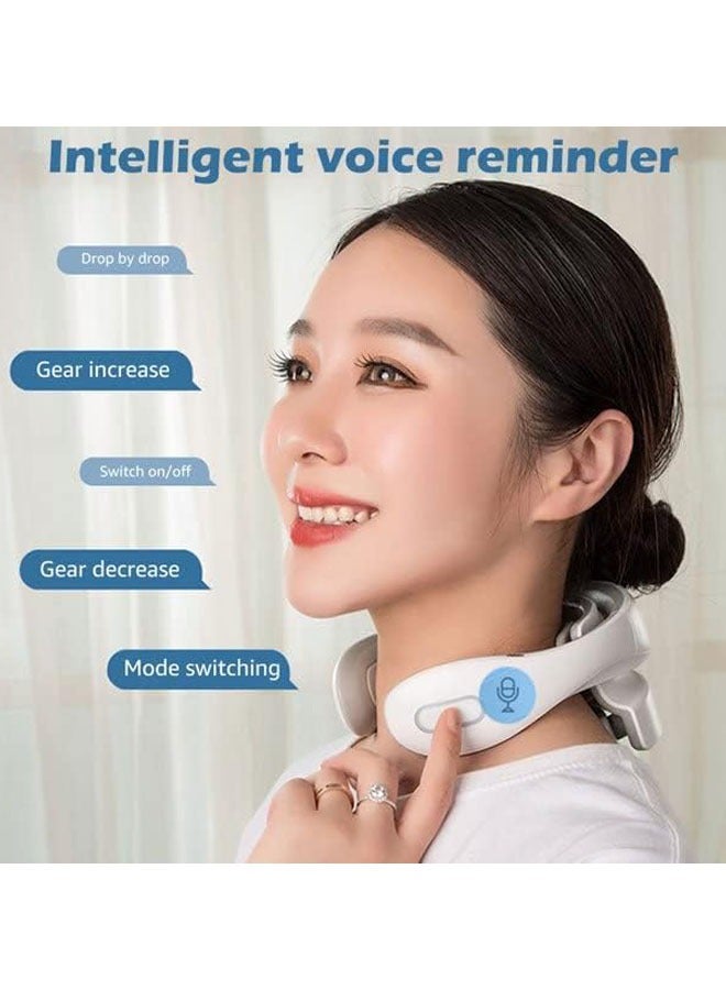 general Smart Neck Massager, Cervical Massager for the Elderly, Pain Relief with Heat, Portable Magnetic Pulse and Office Assistant, Deep Tissue Massage Gifts for Men and Women - Image 4