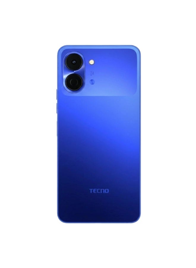 تكنو هاتف GO 3 جالاكسي أزرق بشاشة IPS LCD بحجم 6.75 بوصة ومعدل تحديث 120 هرتز + معالج Unisoc T7250 بدقة 4 نانومتر + كاميرا 13 ميجابكسل + بطارية 5000 مللي أمبير 15 واط شحن Type-C + 128 جيجابايت تخزين و4 جيجابايت RAM + أندرويد 15 + IP64 + واي فاي مزدوج النطاق وبلوتوث 5.2 - Image 2