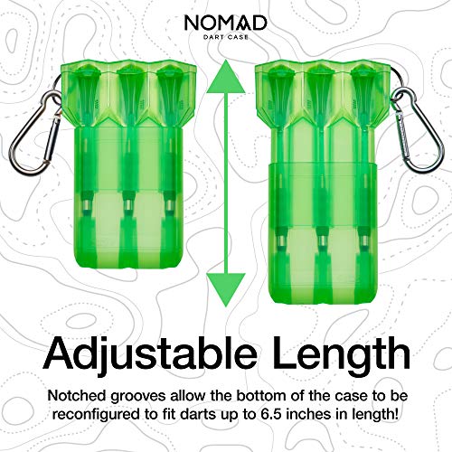 Casemaster by GLD Products Nomad Adjustable Dart Case Neon Green - Image 4