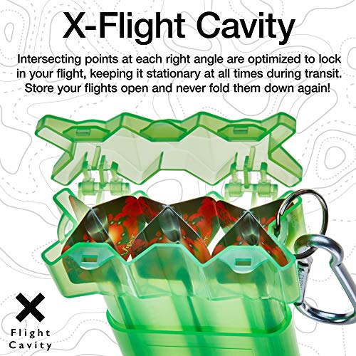 Casemaster by GLD Products Nomad Adjustable Dart Case Neon Green - Image 3