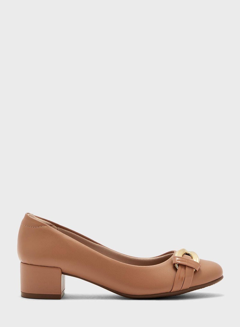Beira Rio Mid Heels Shoes for Women – Classic Mid Heel Pumps for Girls & Ladies Office Wear - Image 1