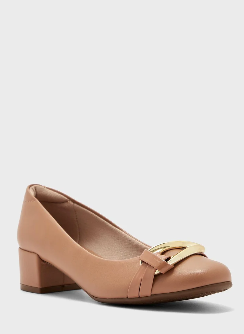 Beira Rio Mid Heels Shoes for Women – Classic Mid Heel Pumps for Girls & Ladies Office Wear