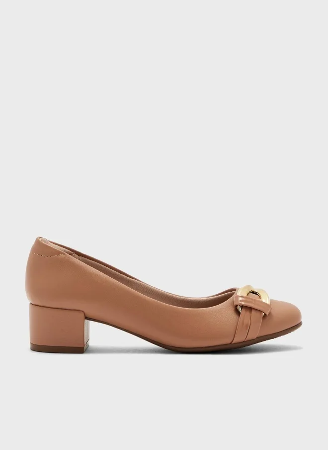 Beira Rio Mid Heels Shoes for Women – Classic Mid Heel Pumps for Girls & Ladies Office Wear
