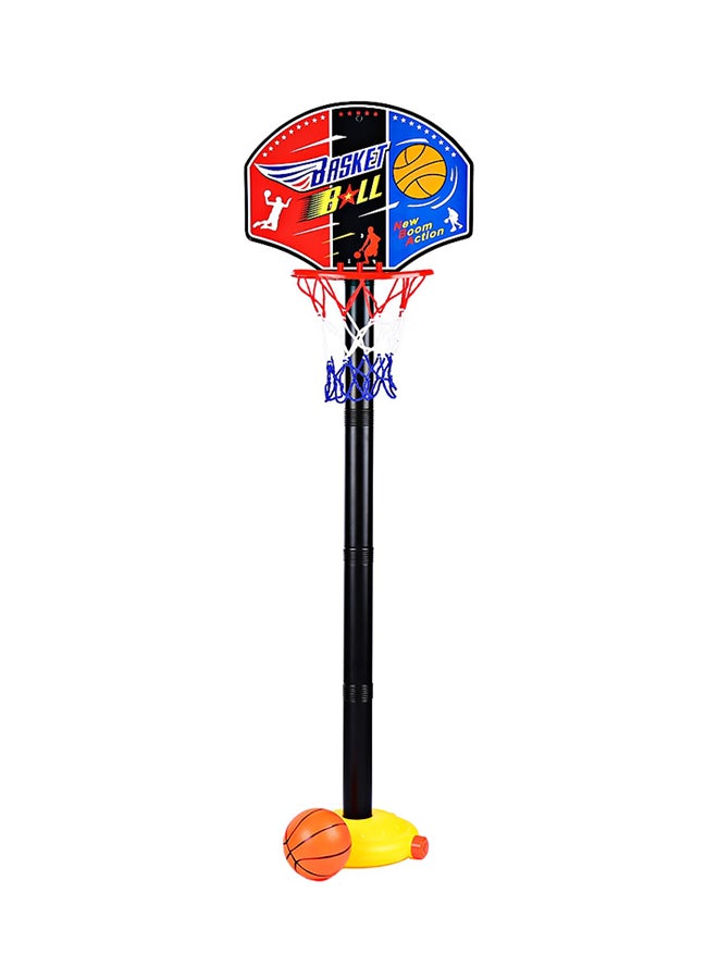 Adjustable Basketball Training Stand for Indoor and Outdoor Play, Ideal Sport Toy for Kids, Size 34.6x25.2cm - Image 1