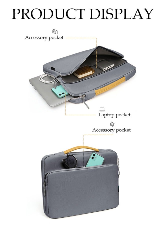 DUNISO 15.6 Inch Laptop Bag Lightweight Computer Bag Travel Business Briefcase Water Resistance Shoulder Messenger Bag Laptop Handbag for Men and Women Work Office  - Image 2