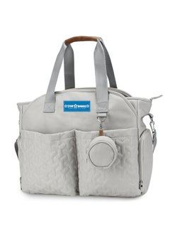 Diaper Portable Bag With Pacifier Bag Large Capacity Khaki