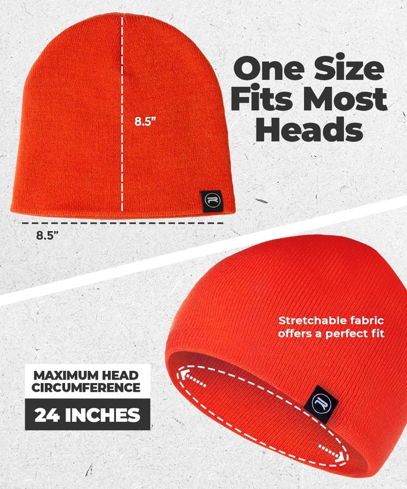 Revony Original Beanie Cap - Soft Knit Beanie Hat - Warm and Durable - Image 5