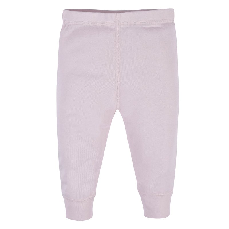 Gerber Baby Girls Multi-Pack Active Pants Set, Pink/Black/Gray, 3-6 Months - Image 5