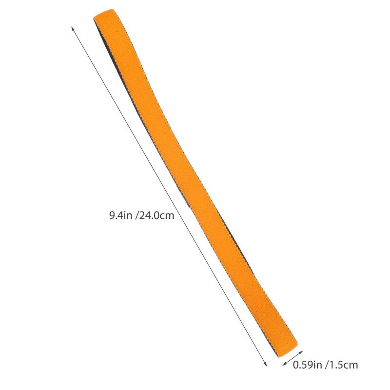 2pcs Orange Thin Anti Slip Sweatbands for Unisex Sports Breathable Moisture Wicking Headbands - Image 3