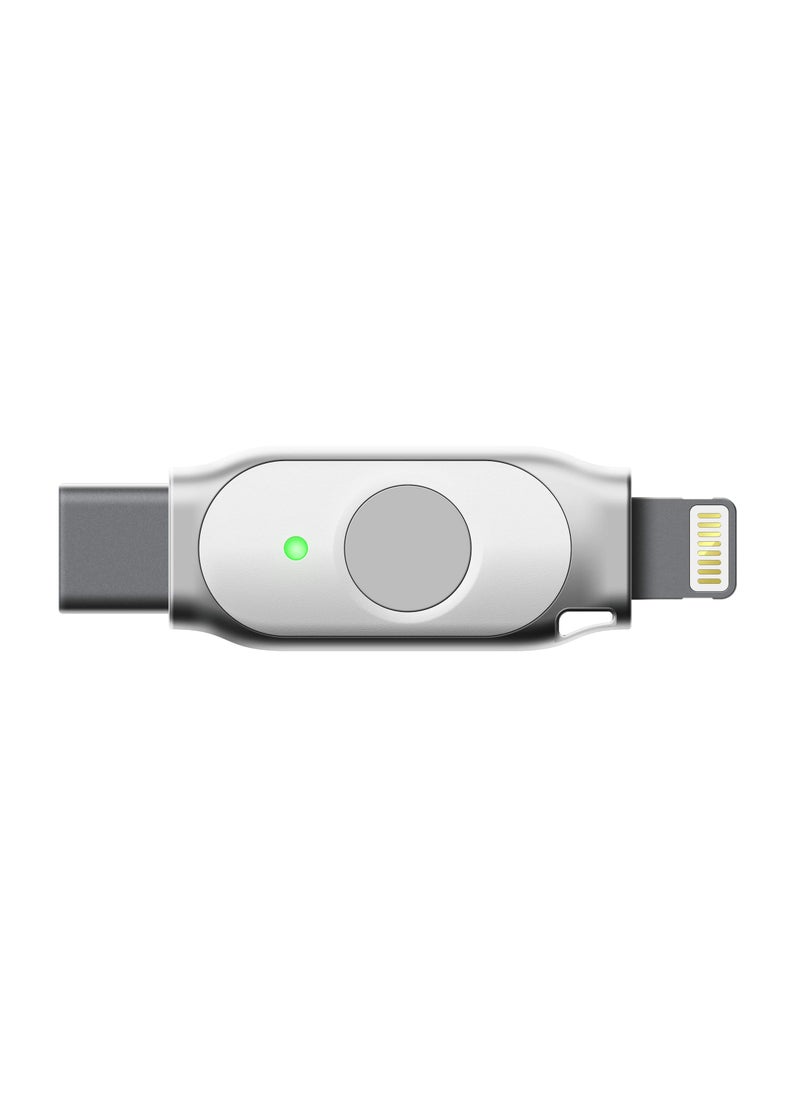 Feitian FEITIAN iePass K44 Dual-Connector iOS USB Security Key - Two Factor Authenticator - USB-C + Lightning - FIDO U2F + FIDO2 + PIV + MFi - Help Prevent Account Takeovers with Multi-Factor Authentication  - Image 1