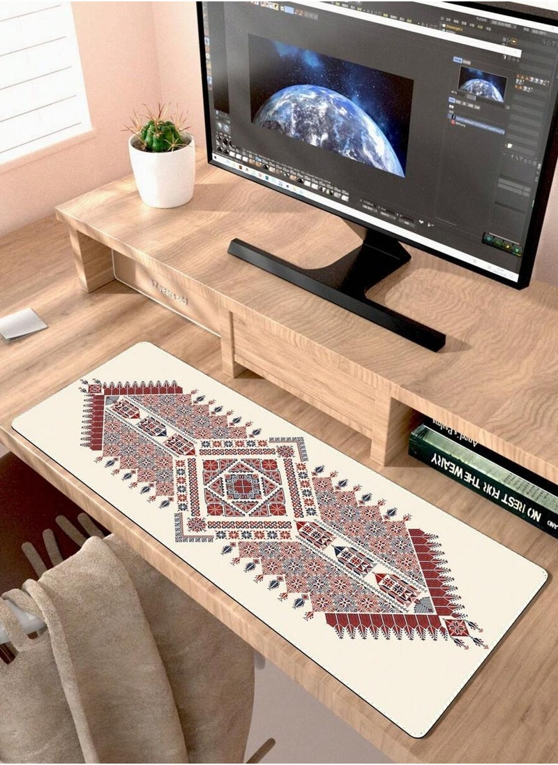 ماركة غير محددة - ماوس باد أنيق بتصميم هندسي، مقاس 900x400 ملم - Image 1