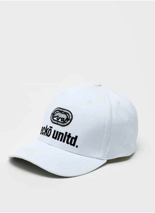 Ecko Unltd. Ecko Unltd Logo Embroidered Cap with Buckled Strap Closure