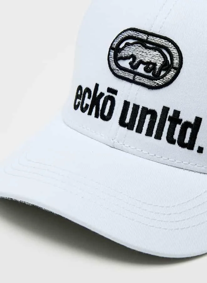 إيكو يو إن إل تي دي. Ecko Unltd Logo Embroidered Cap with Buckled Strap Closure