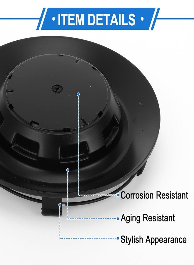 VekAuto 1 Pc Wheel Center Caps Hub Caps Rim Center Caps for Mercedes-Benz C43 1998-2000 Plastic Black Wheel Caps Hubcap Center Covers - Image 5