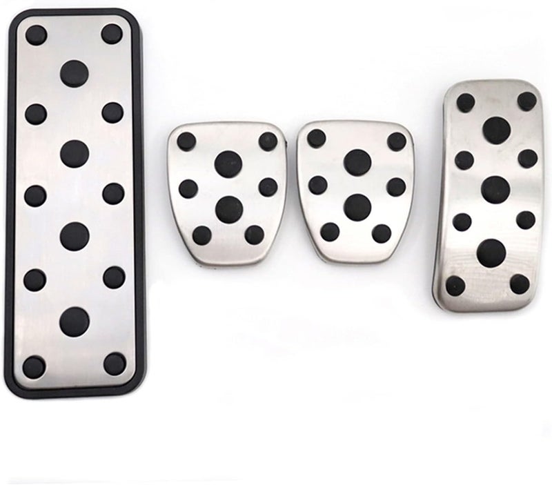 QASULER Foot Pedal Cover Set for Subaru - Image 1