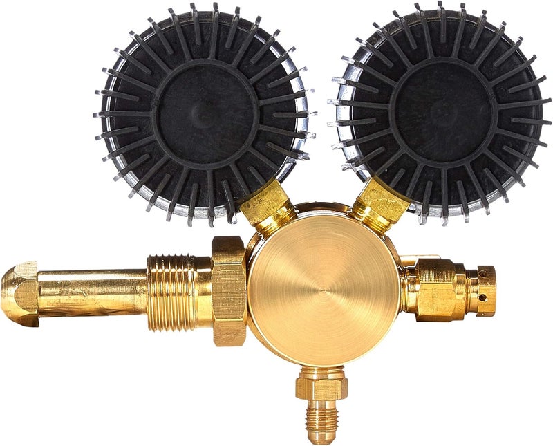 SPARC منظم نيتروجين متميز لتكييف الهواء، التطهير والمزيد - 0-600PSI مدخل CGA 580 منظم غاز اللحام الخامل - مخرج 1/4" SAE فليير ضمان مدى الحياة من الولايات المتحدة - Image 2