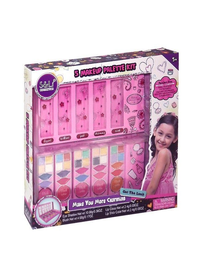 S&Li Toy 5 Makeup Palette Kit for girls - Image 3
