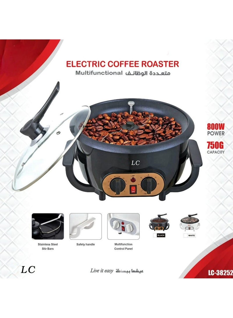 LC Electric Coffee Roaster 800W with 750g Capacity - Image 1