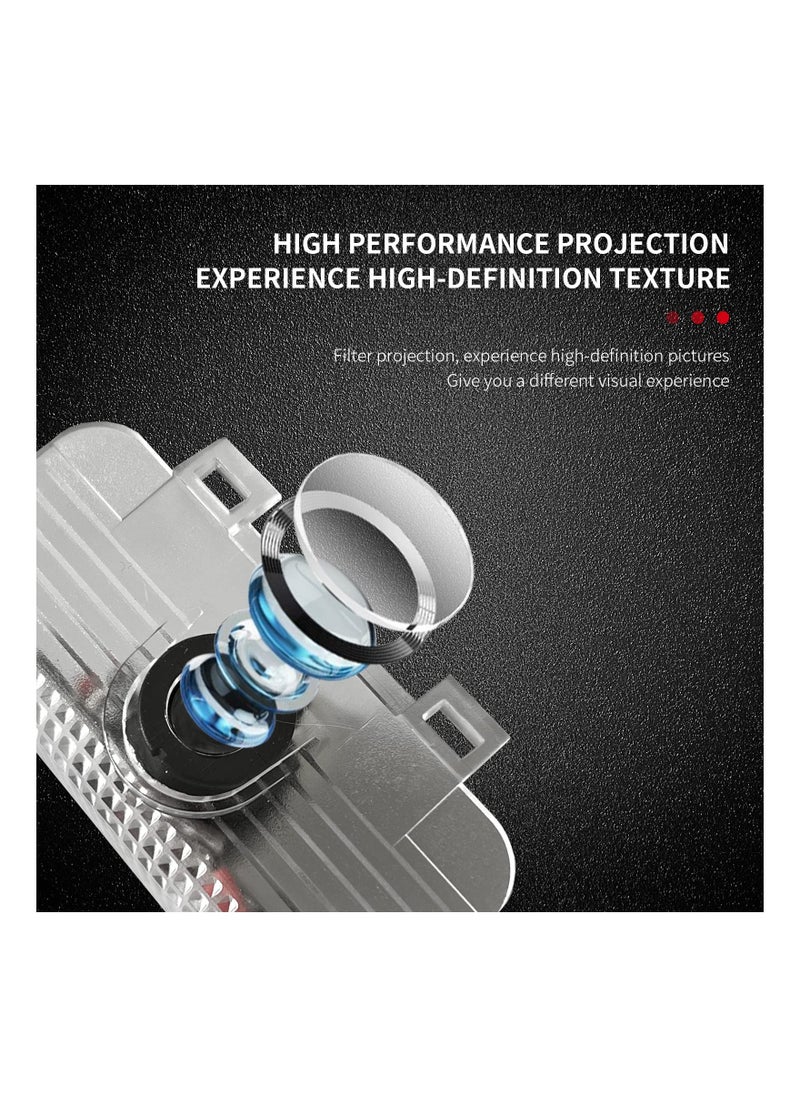 SYOSI - 2PCS Car Door LED Logo Light Replacement for Accord, 3D Ghost Shadow Puddle Lights Never Fade 3D LED Car Light for Accord 2013-2022 Spirior Odyssey Elysion CR-Z（New Accord Spirior Odyssey Elysion CR-Z - Image 1