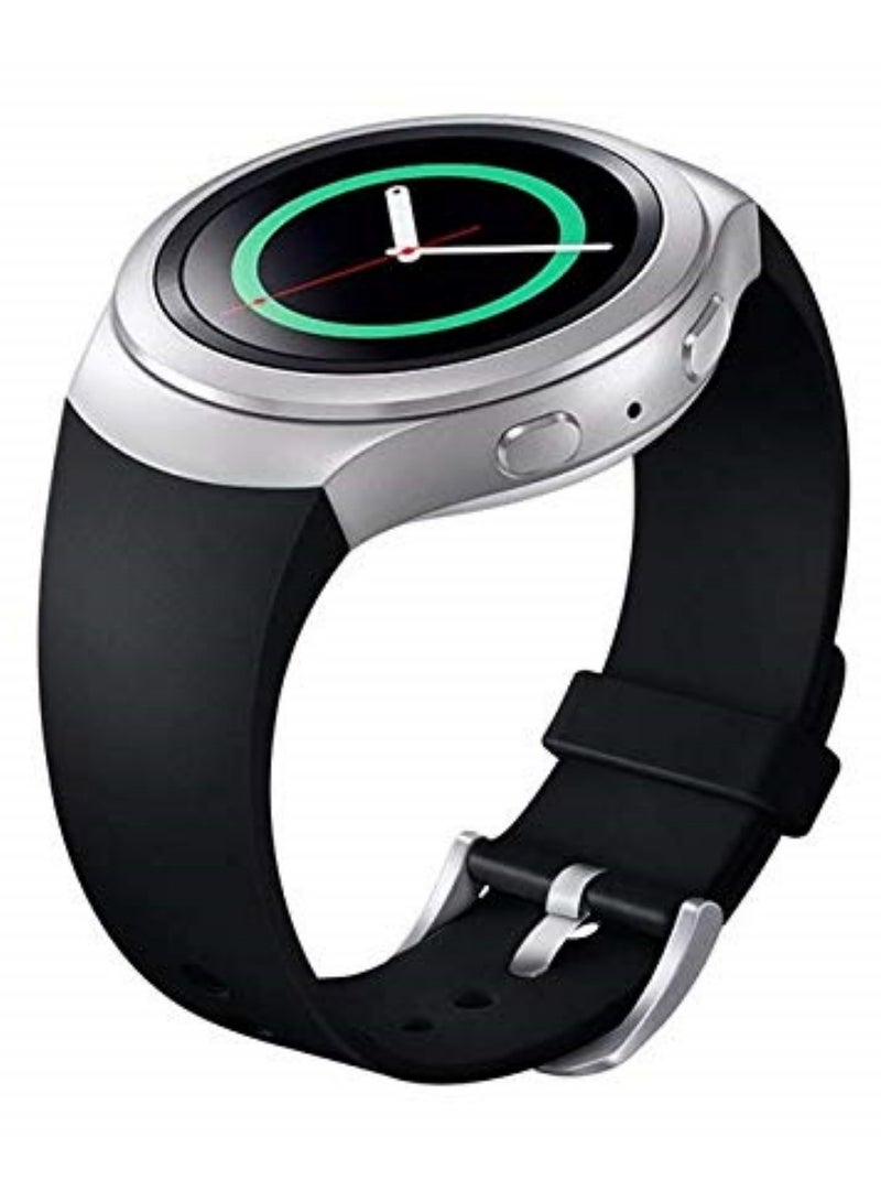 Silicone Watch Band Strap For Samsung Galaxy Gear S2 SM-R720 Soft Comfortable Durable Fits 130mm-220mm Wrist Free Stainless Steel Pin and Tuck Closure - Image 1
