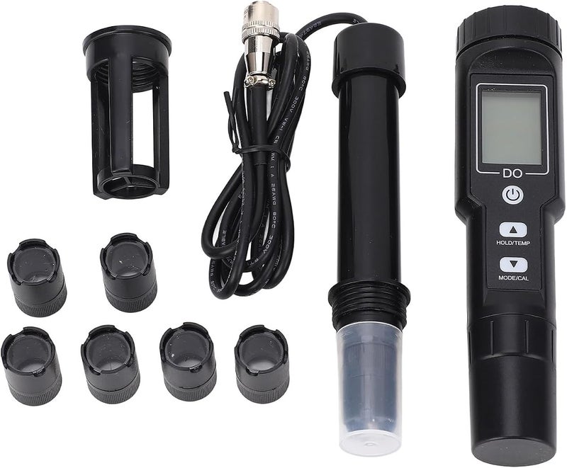 OVAQUIXI Digital Dissolved Oxygen Meter ABS Portable DO Analyzer Pen 0 to 30.0 Mg L 32 to 104 Fahrenheit with ATC LCD Hold for Aquarium Pool Aquaculture Water Testing - Image 5